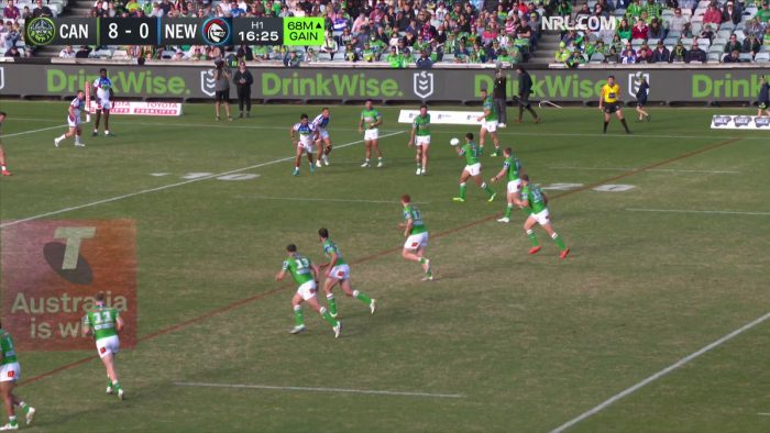 A soaring effort from Savage for our third try of the...