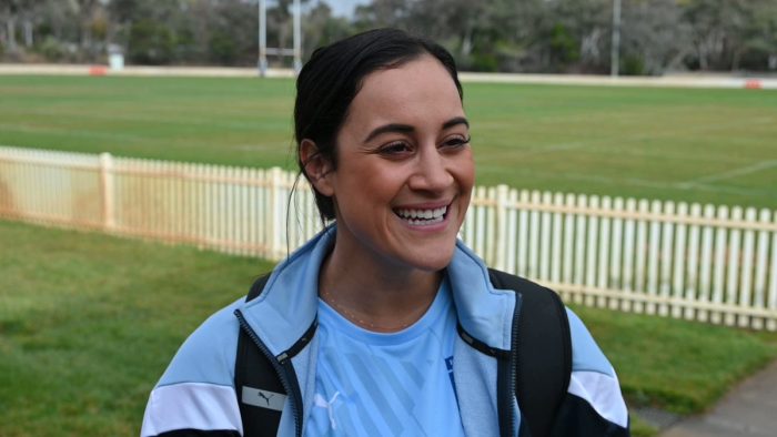 Hear from NSW Sky Blues winger Yasmin Clydsdale as she speaks about playing...