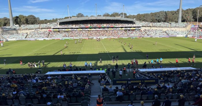 With the Brumbies flying high and the Raiders struggling, how will the fans respond?