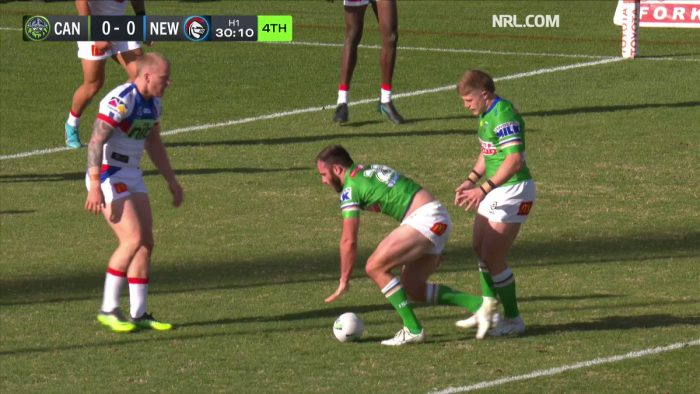 Too strong that close to the line  #WeAreRaiders ...