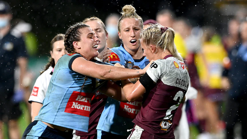 live: Women’s State of Origin live: Queensland Maroons vs NSW Blues in Canberra