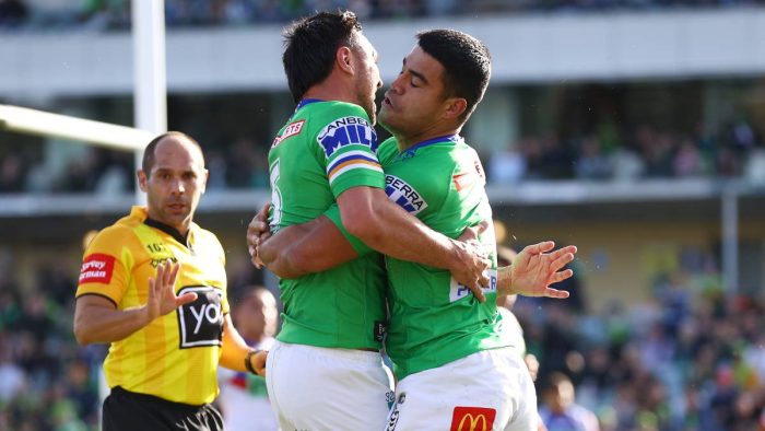 NRL: Canberra Raiders break Newcastle Knights' hearts late thanks to Hudson Young