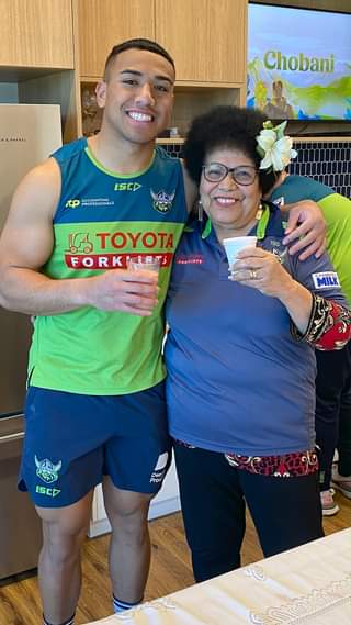 Raiders: It was great to have Albert Hopoate’s grandma Melesisi visit today and…