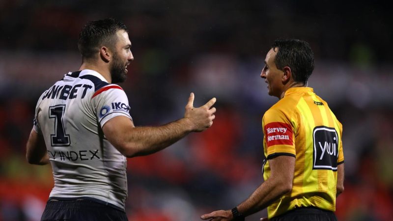 NRL 2022: Referee Gerard Sutton, Sam Verrills tackle, Raiders and Dragons controversy, the Bunker removed, Roosters and Panthers penalty, NRL360