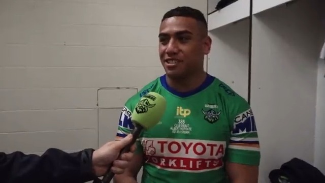Albert Hopoate talks about how it felt when he was called on to d...