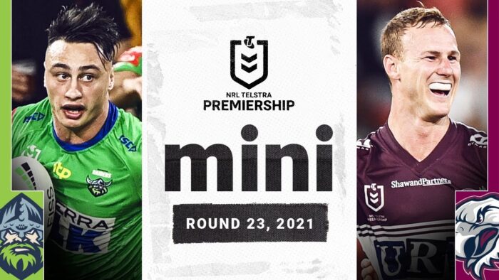 Video: A crucial two-points on the line | Raiders  v Sea Eagles Match Mini | Round 23, 2021 | NRL
