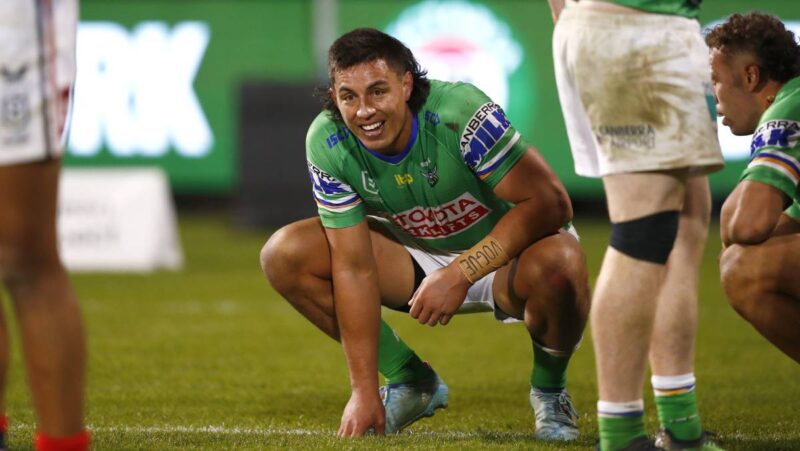 Canberra Raiders' Joe Tapine backs his Papa for standing up for KO'd Cobbo