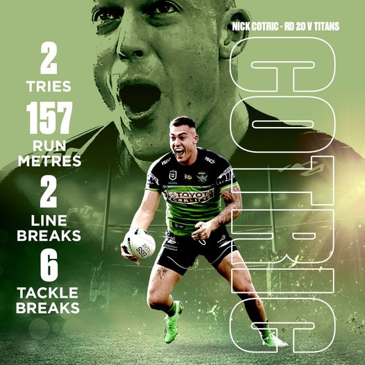 A wonderful performance from the winger!  #WeAreRaiders…