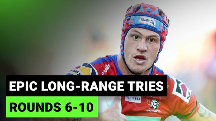 Video: The best NRL long-range tries so far | Rounds 6-10, 2022 | Part 1