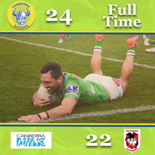 An important two points!  #WeAreRaiders …