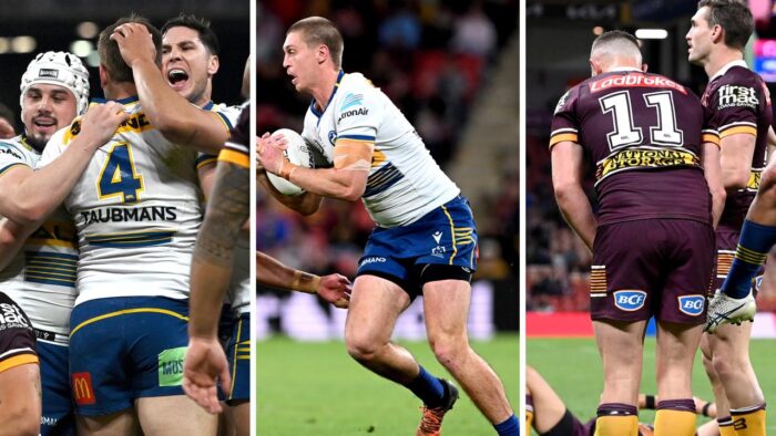 Broncos’ season ‘on life support’ after horror 113pt fortnight as Eels ‘weapon’ runs riot: Big hits