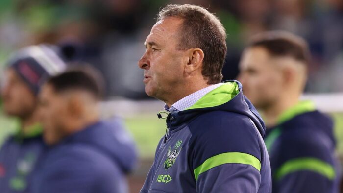 NRL hand down Ricky Stuart ban as Raiders coach cops $25k fine for Salmon outburst