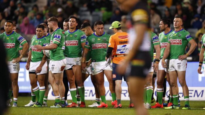 NRL talking points: Raiders coach Ricky Stuart goes ballistic at Tom Starling low blow by Penrith Panthers' Jaeman Salmon