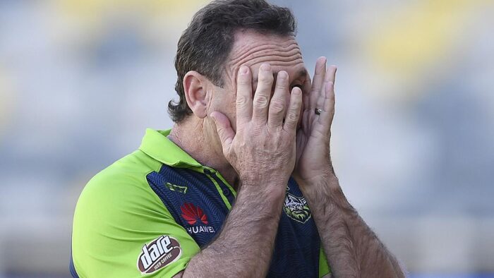 Ricky Stuart facing unprecedented ban with NRL boss ‘so angry’ over ‘weak-gutted dog’ sledge