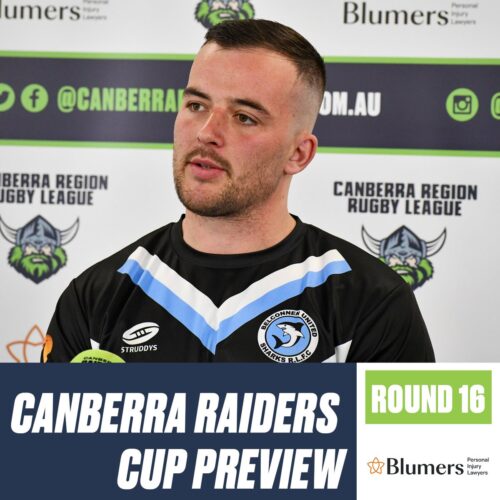 The Blumers Lawyers Canberra Raiders Cup returns after a weekend off with the race to the …