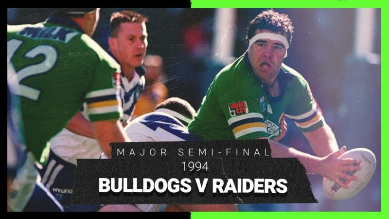 Video: Bulldogs v Raiders | Major Semi-Final 1994 | Full Match Replay | NRL