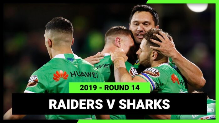 Video: Canberra Raiders v Cronulla-Sutherland Sharks Round 14, 2019 | Full Match Replay | NRL