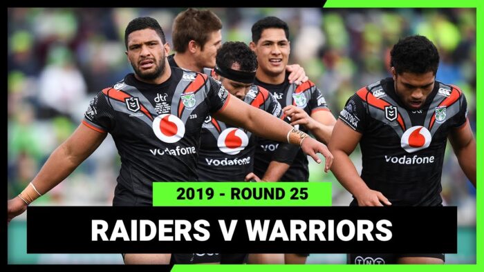 Video: Canberra Raiders v New Zealand Warriors | Round 25, 2019 | Full Match Replay | NRL