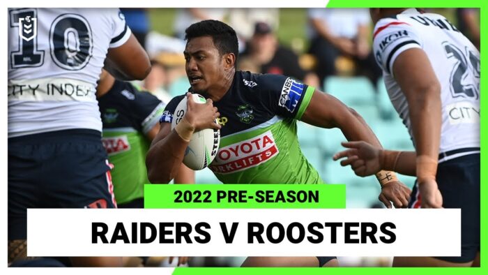 Canberra Raiders v Sydney Roosters | Full Match Replay | Pre-Season, 2022 | NRL