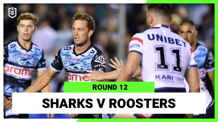 Video: Cronulla-Sutherland Sharks v Sydney Roosters | Round 12, 2022 | Full Match Replay | NRL