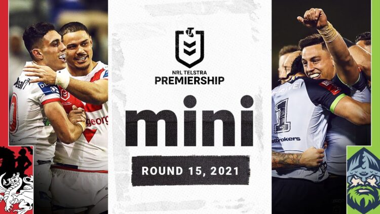 Video: Dragons and Raiders down to the wire | Match Mini | Round 15, 2021 | NRL