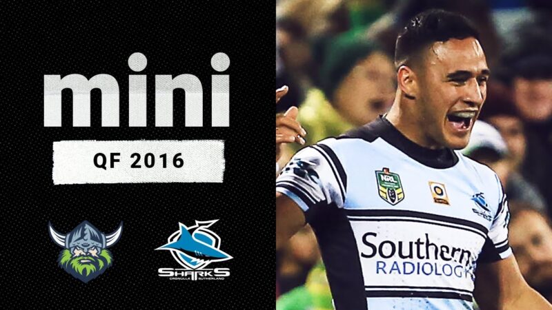 Video: Every finals fairy tale has a beginning | Raiders v Sharks Match Mini | Qualifying Final, 2016 | NRL