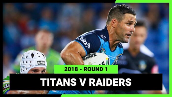 Video: Gold Coast Titans v Canberra Raiders Round 1, 2018 | Full Match Replay | NRL
