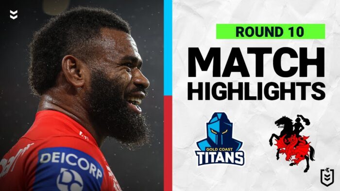 Video: Gold Coast Titans v St George Illawarra Dragons | Match Highlights | Round 10, 2022 | NRL