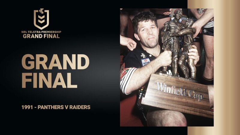Video: Historic Panthers | Panthers v Raiders Match Mini | Grand Final, 1991 | NRL