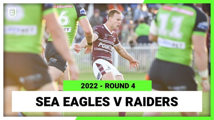 Video: Manly Warringah Sea Eagles v Canberra Raiders Round 4, 2022 | Full Match Replay | NRL