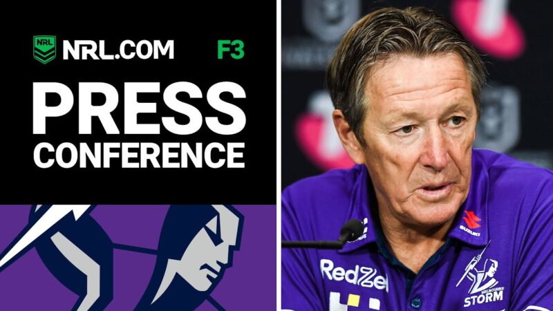 Video: Melbourne Storm Press Conference | Finals Week 3, 2021 | Telstra Premiership | NRL