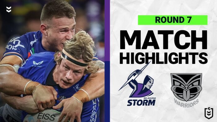 Video: Melbourne Storm v New Zealand Warriors | Match Highlights | Round 7, 2022 | NRL