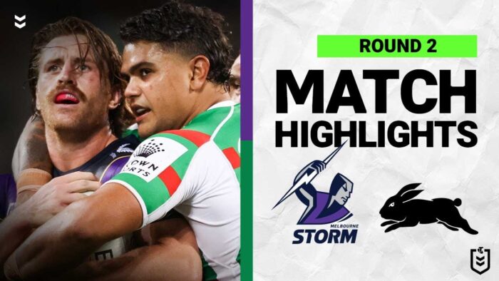 Video: Melbourne Storm v South Sydney Rabbitohs | Match Highlights | Round 2, 2022 | NRL