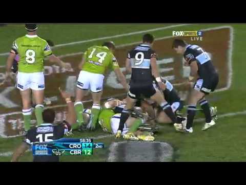 NRL 2011 Round 18 Highlights: Sharks V Raiders