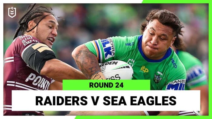 Video: NRL Canberra Raiders v Manly Warringah Sea Eagles | Round 24, 2022 | Full Match Replay