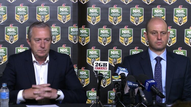 Video: NRL holds media briefing
