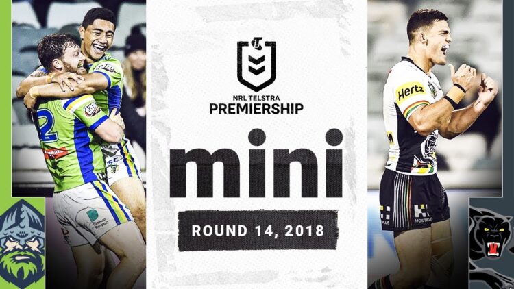 Video: Nathan Cleary clutch off the back of Origin against Raiders | Match Mini | Round 14, 2018 | NRL