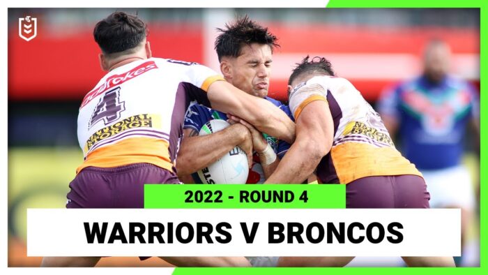 Video: New Zealand Warriors v Brisbane Broncos Round 4, 2022 | Full Match Replay | NRL