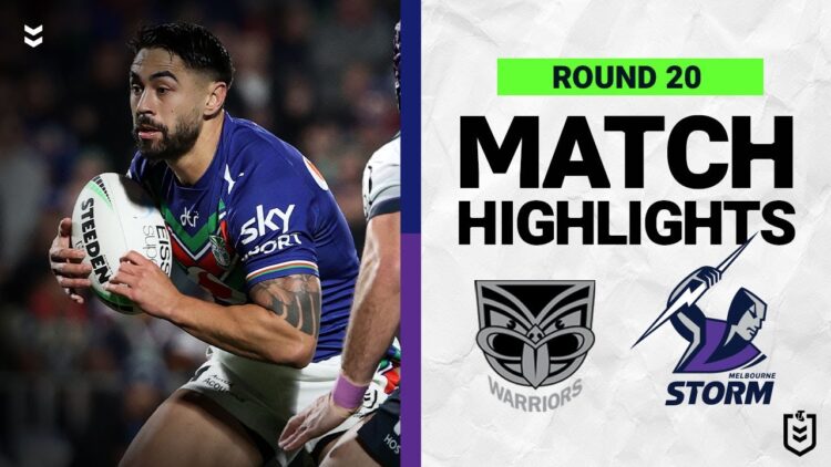 Video: New Zealand Warriors v Melbourne Storm | Match Highlights | Round 20, 2022 | NRL