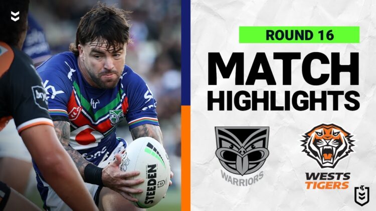 Video: New Zealand Warriors v Wests Tigers | Match Highlights | Round 16, 2022 | NRL