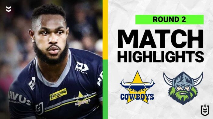 Video: North Queensland Cowboys v Canberra Raiders | Match Highlights | Round 2, 2022 | NRL
