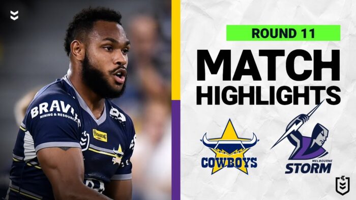 Video: North Queensland Cowboys v Melbourne Storm | Match Highlights | Round 11, 2022 | NRL