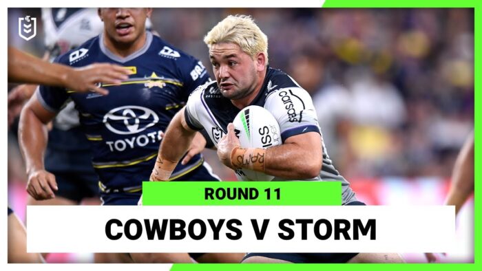 Video: North Queensland Cowboys v Melbourne Storm | Round 11, 2022 | Full Match Replay | NRL