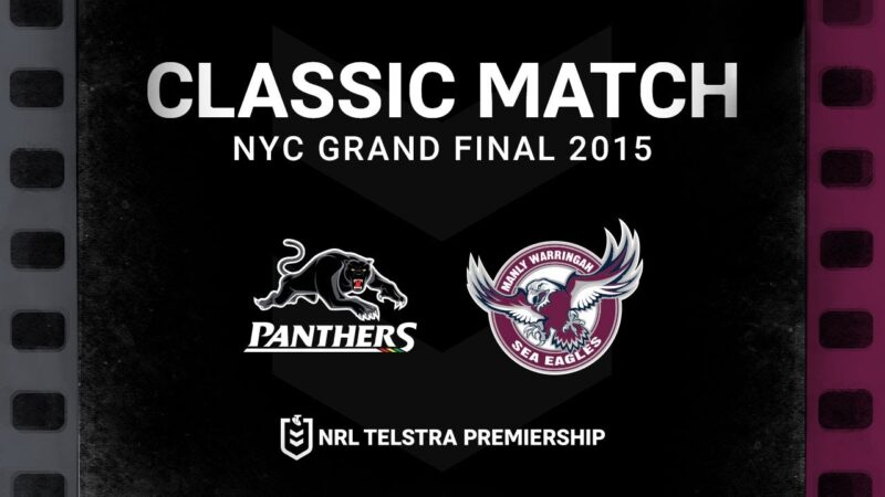 Video: Panther cubs and a future Dally M Medallist | Panthers v Sea Eagles NYC Grand Final 2015