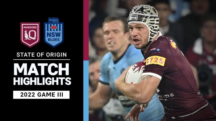 Video: QLD Maroons v NSW Blues | Match Highlights | State of Origin III, 2022 | NRL
