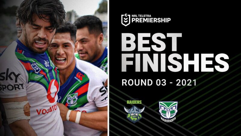 Video: Roger to the rescue | Raiders v Warriors, Round 3 | Best Finishes of 2021 | NRL
