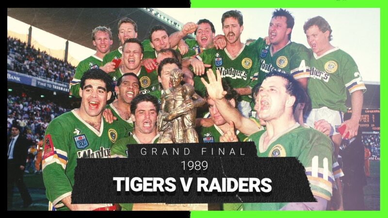 Video: Tigers v Raiders | Grand Final 1989 | Full Match Replay | NRL