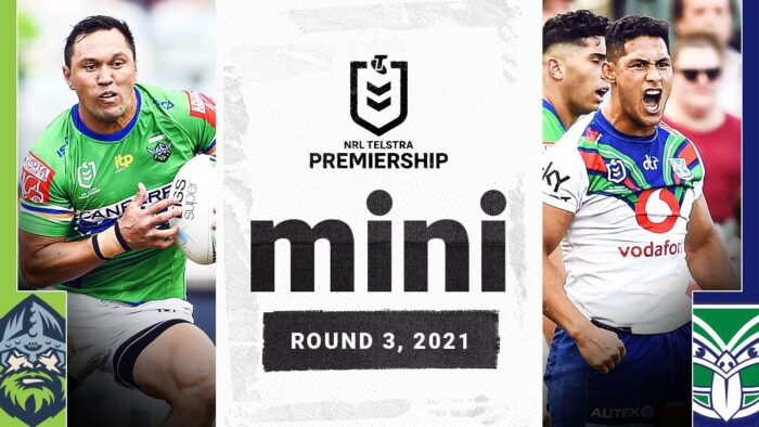 Video: Tuivasa-Sheck's heroics secure points for Warriors in Canberra | Match Mini | Round 3, 2021 | NRL