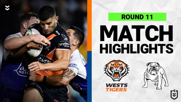 Wests Tigers v Canterbury Bankstown Bulldogs | Match Highlights | Round 11, 2022 | NRL