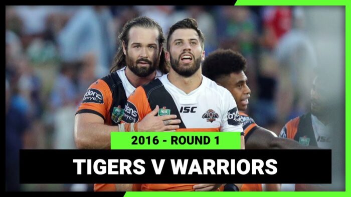 Video: Wests Tigers v New Zealand Warriors Round 1, 2016 | Full Match Replay | NRL